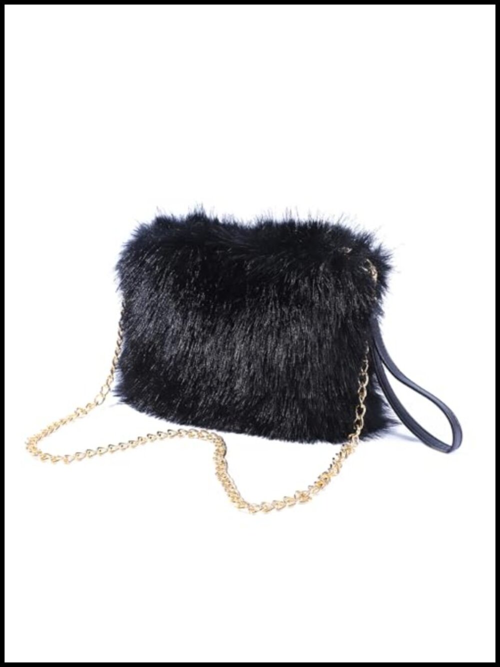 Faux Fur Fluffy Handbag Crossbody Shoulder Bag for Women Fuzzy Purse